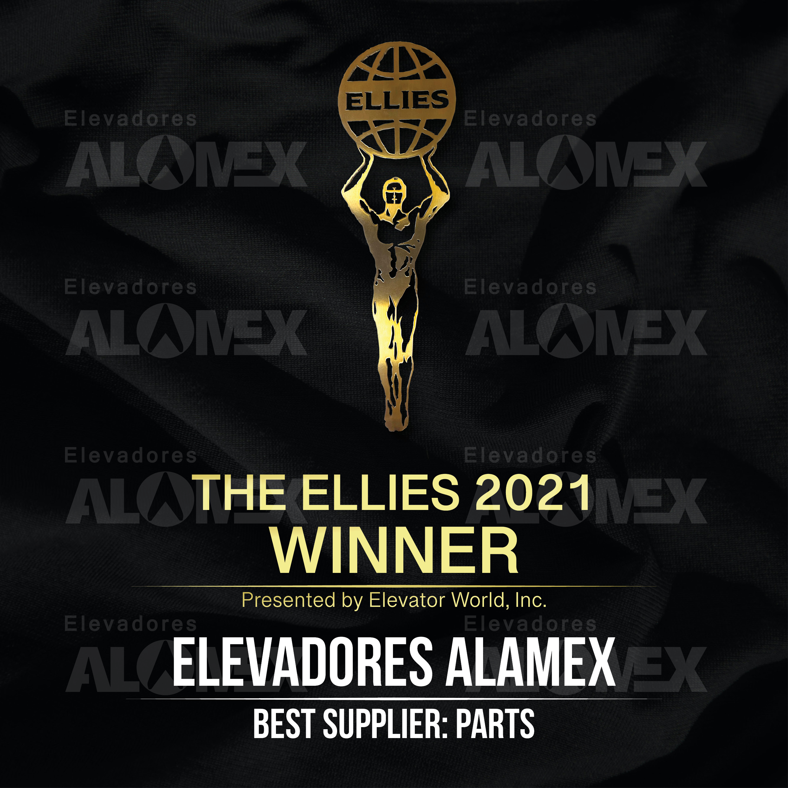 The Ellies 2021 winner - Best supplier: parts